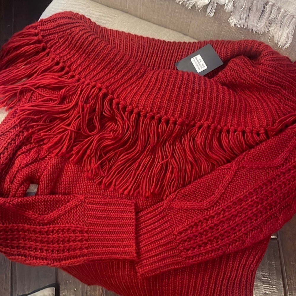 NWT Blue B off shoulder sweater size S/M
